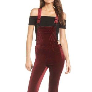 Blank NYC Velvet Overalls